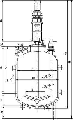 F型搪玻璃反应釜